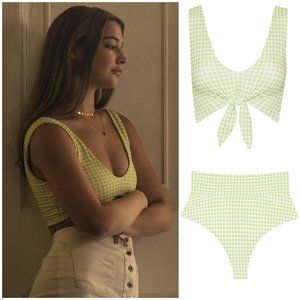 Montce Vert Gingham Bikini Top & Bottom